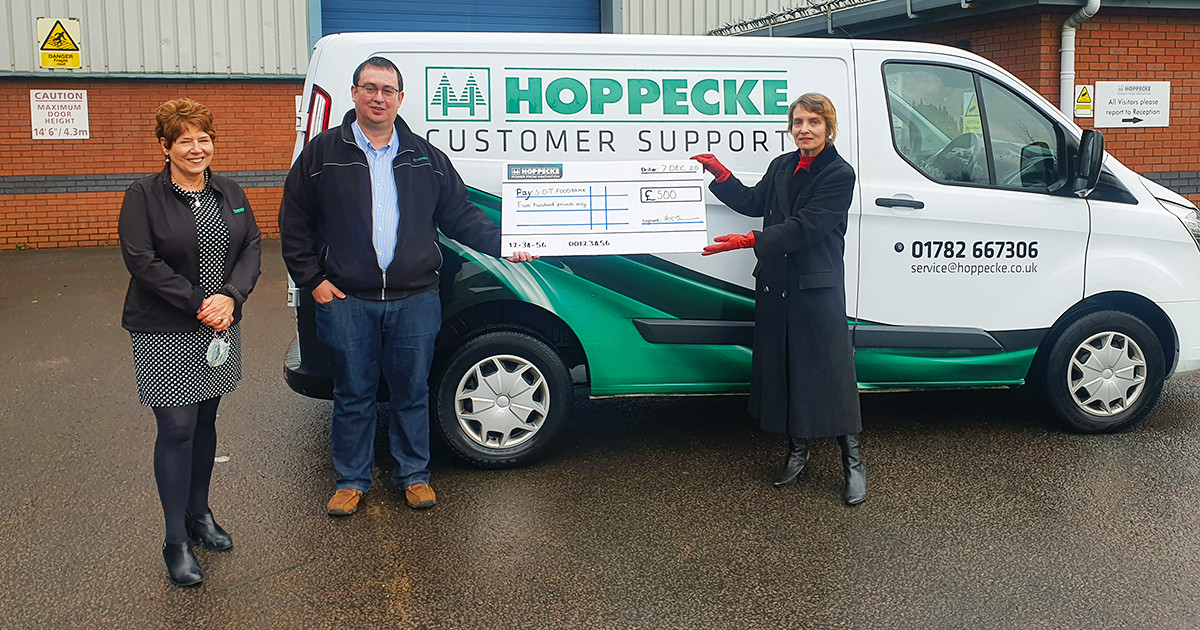 Hoppecke supports Stoke-on-Trent Foodbank - Monday, 14.12.2020
