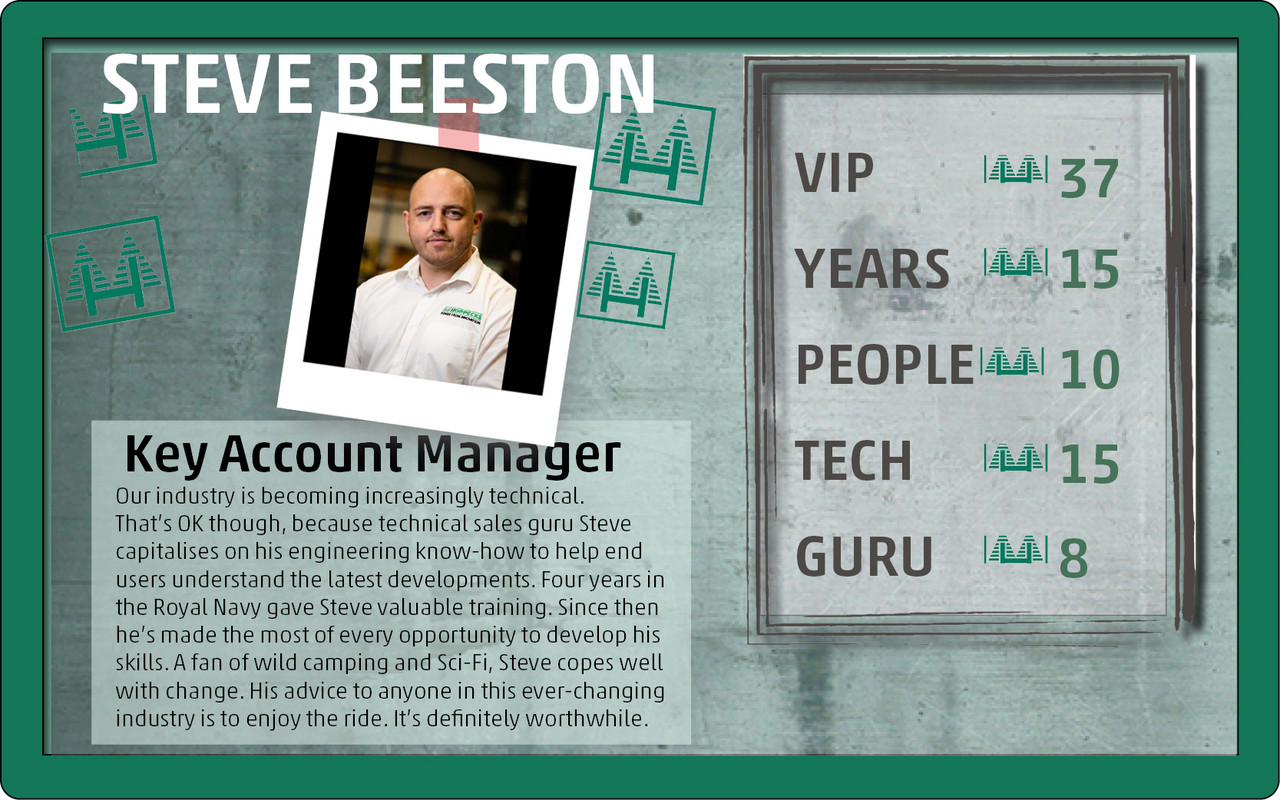 HOPPECKE PROFILE Steve Beeston - Key Account Manager - learn more