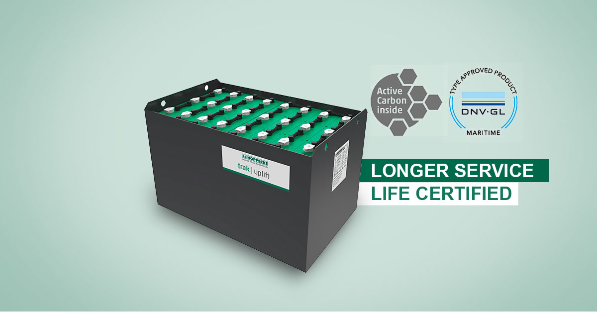 trak | uplift batteries are now certified to have a longer service life! - Donnerstag, 25.06.2020