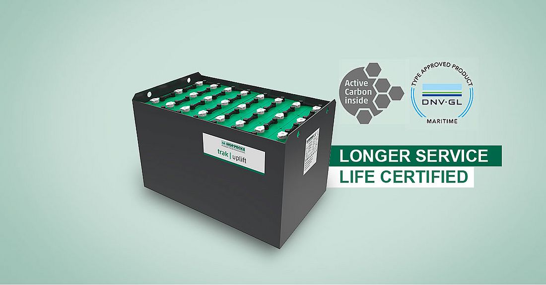 trak | uplift batteries are now certified to have a longer service life! - Thursday, 25.06.2020
