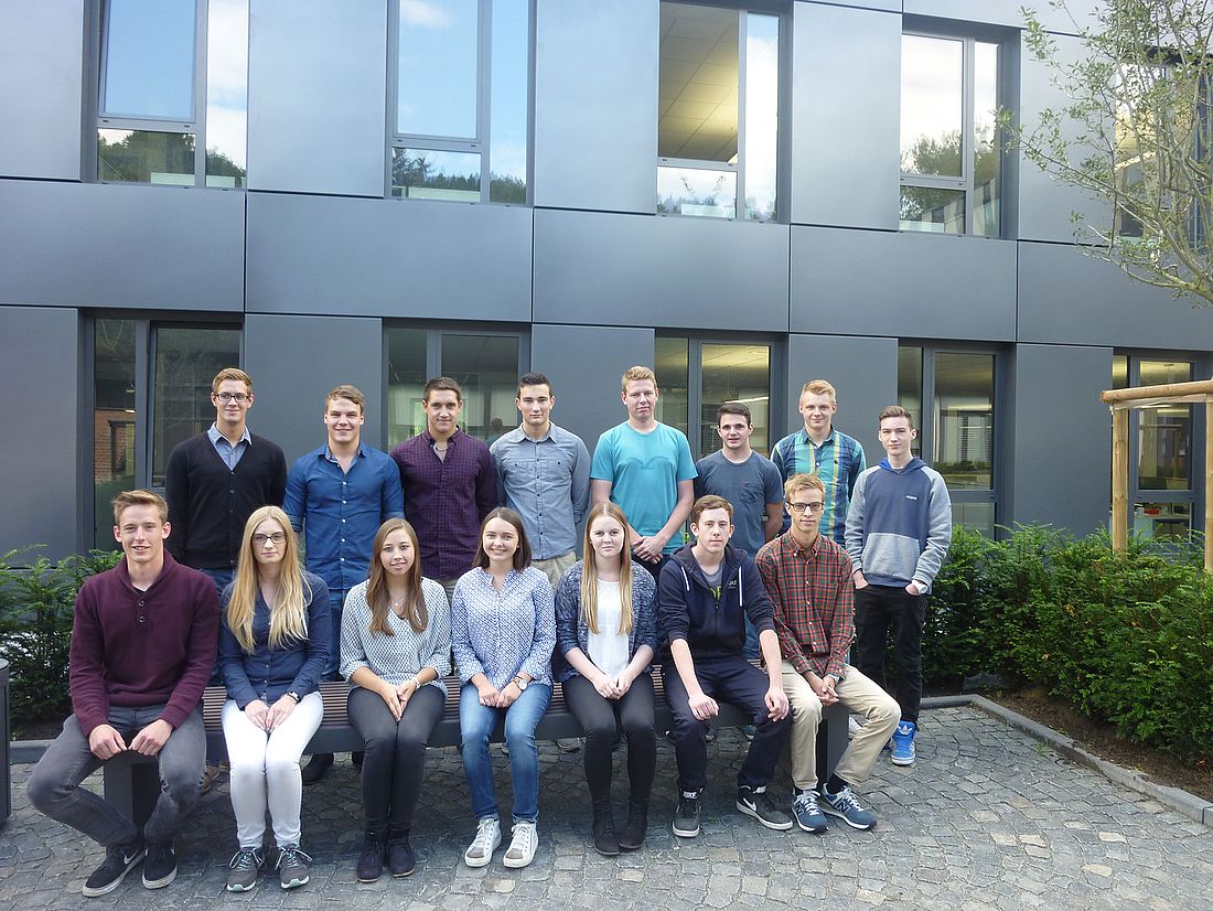 Our new apprentices - Monday, 02.02.2015