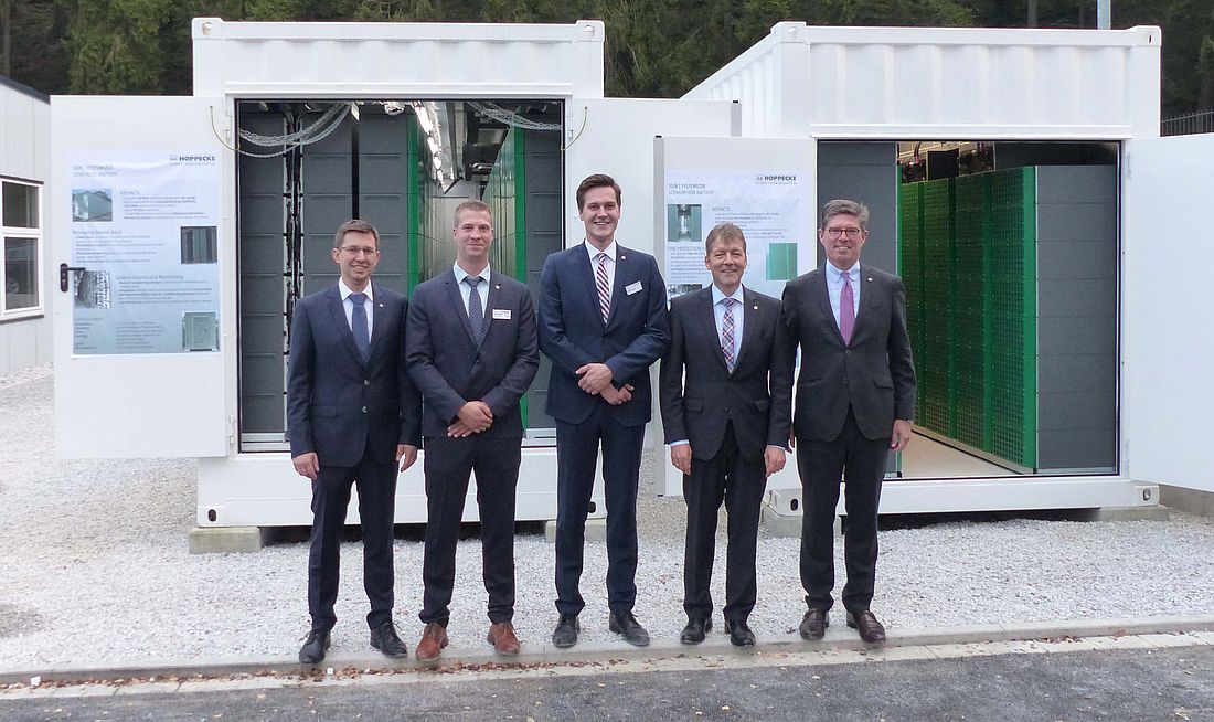 In operation: Innovative HOPPECKE hybrid large-scale energy storage system successfully commissioned - Friday, 29.09.2017